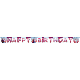Procos Letterslinger Frozen 2 'Happy Birthday' - 2 meter
