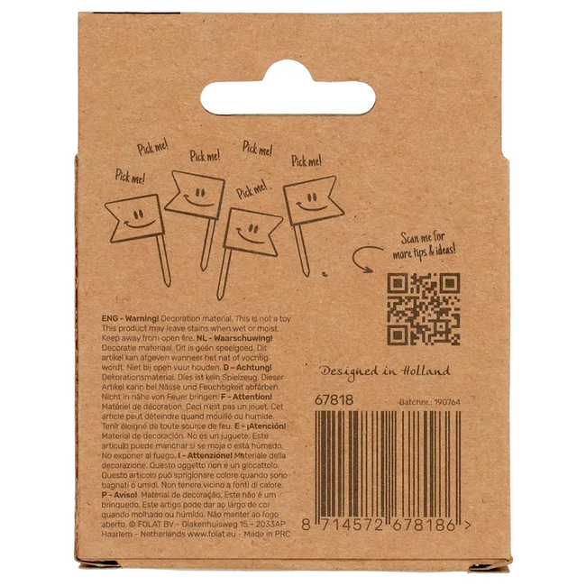 Prikkers Elegant Lush Blush 18 Jaar - 36 stuks