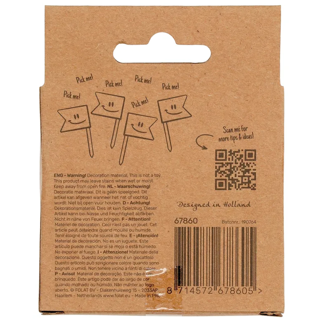 Prikkers Elegant Lush Blush 60 Jaar - 36 stuks