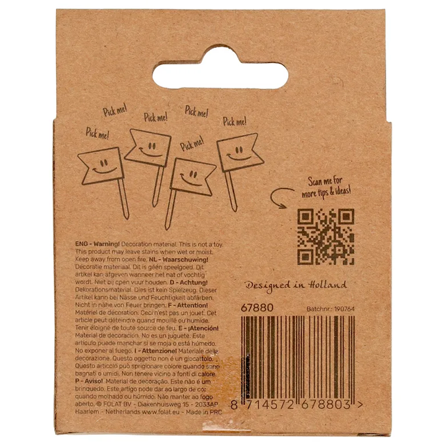 Prikkers Elegant Lush Blush 80 Jaar - 36 stuks