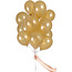 Goudkleurige Ballonnen met Lint 23cm - 30 stuks