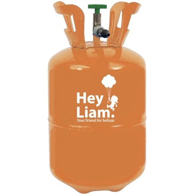 Helium cilinder voor 30 ballonnen Hey Liam.