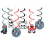 Hangdecoratie - Pirate Party - 6 stuks
