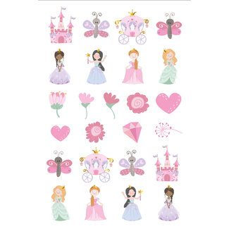 Folat Tattoos - Pretty Princess - 6 stuks