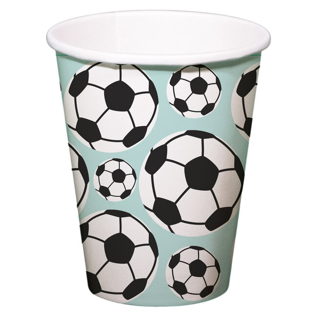 Bekers - Fantastic Football - 250 ml - 8 stuks