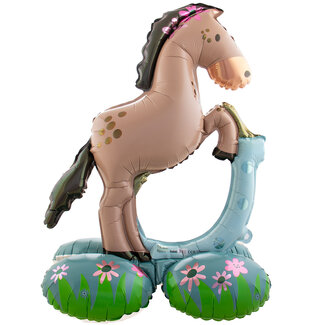 Folat Staande Folieballon - Paard - 53 x 74 cm