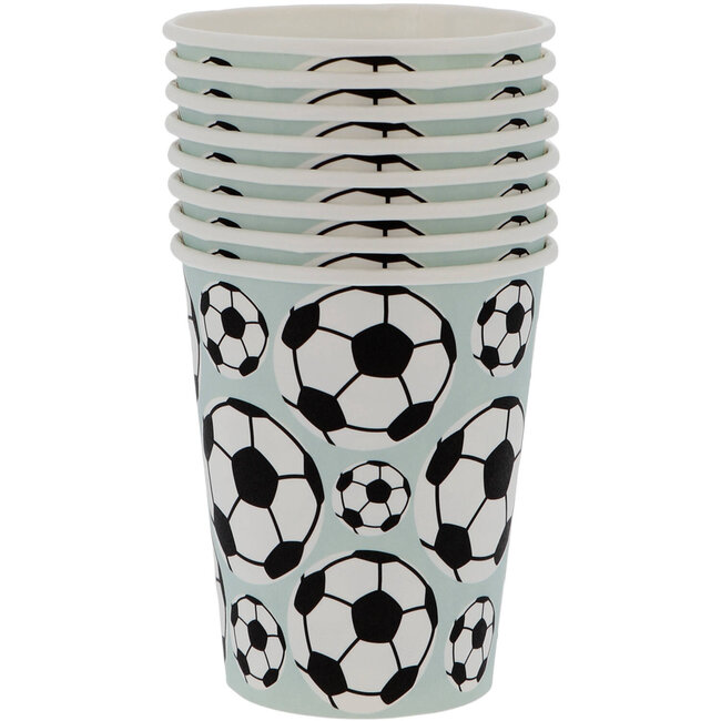 Bekers - Fantastic Football - 250 ml - 8 stuks