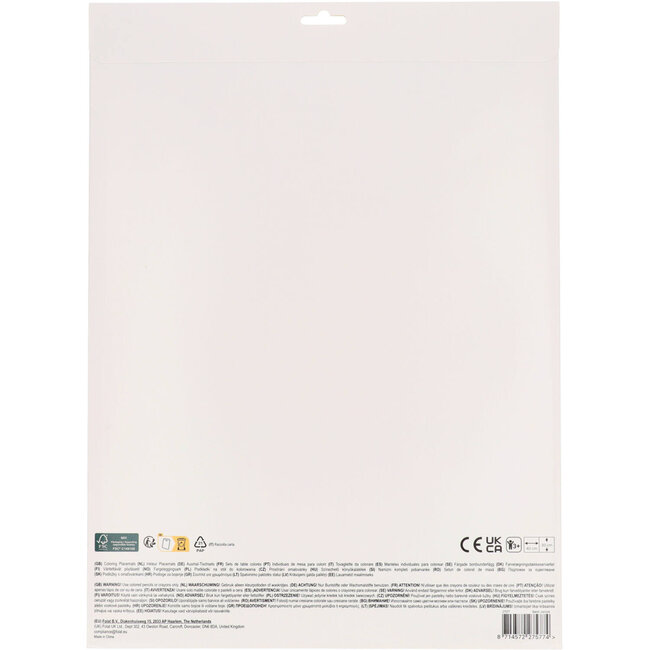 Activiteiten Placemat - Fantastic Football - 6 stuks