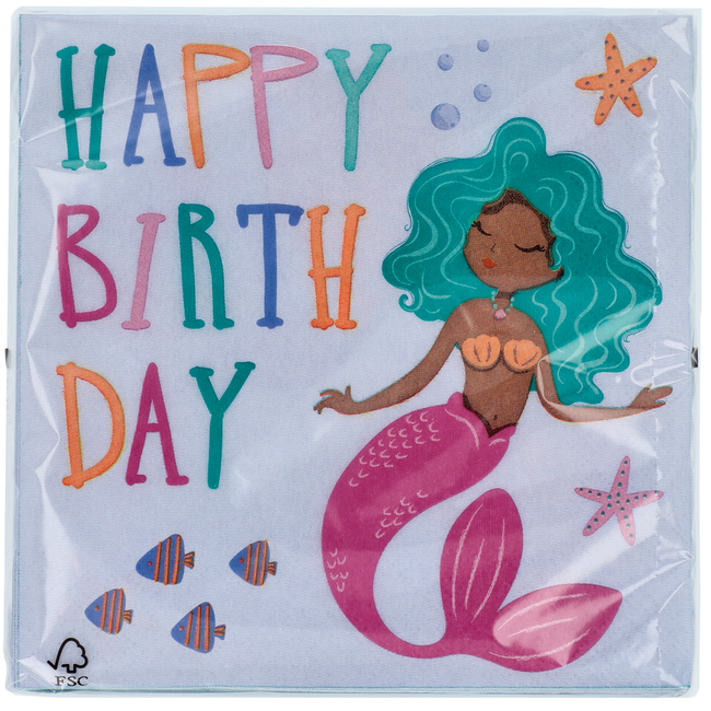 Servetten - Mermaid Magic - 33 x 33 cm - 20 stuks