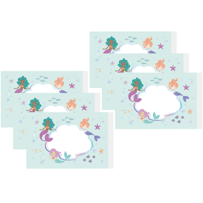 Bellenblaas Stickers - Mermaid Magic - 6 stuks