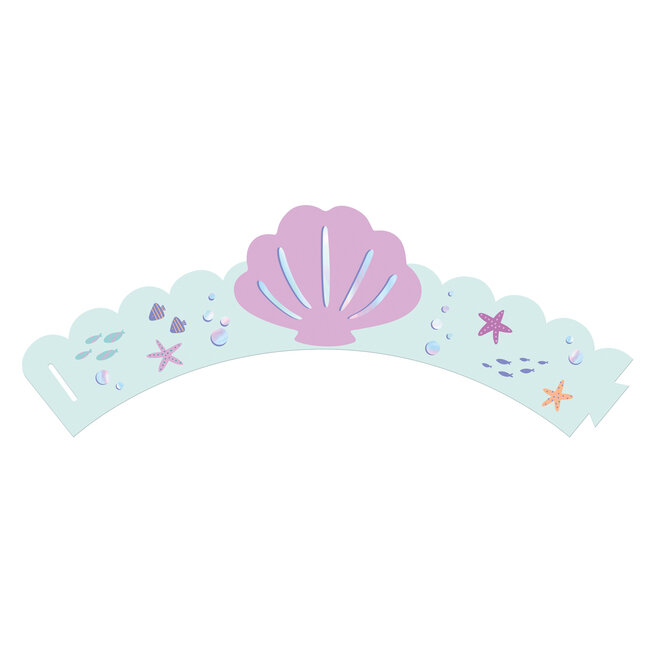 Cupcake Decoratie Set - Mermaid Magic - 6 sets