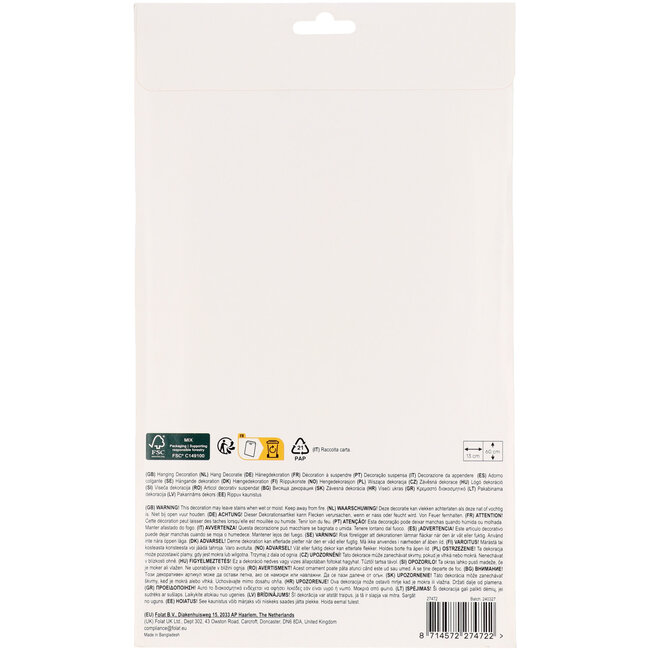 Hangdecoratie - Pirate Party - 6 stuks