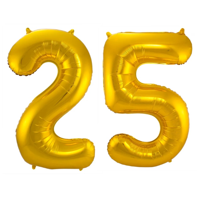 VERJAARDAG VERSIERING 25 JAAR