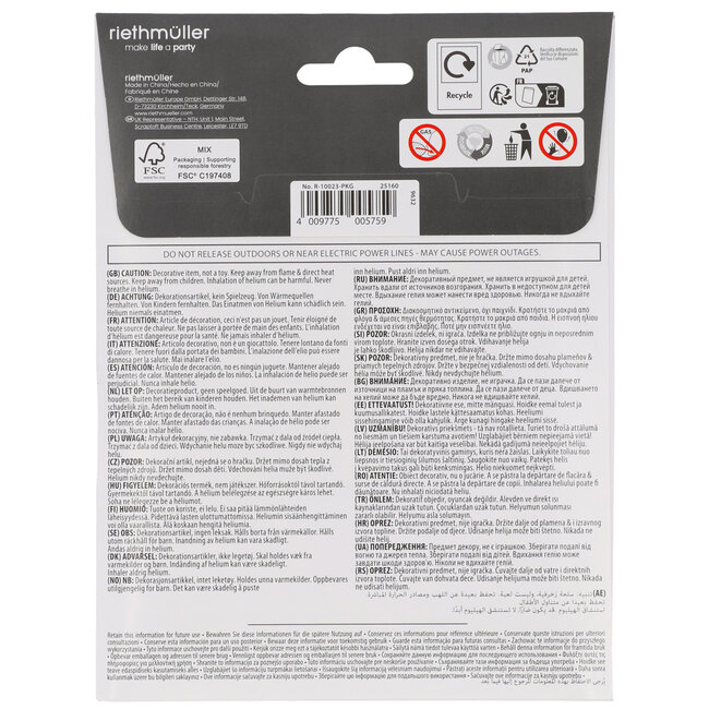 Folieballon cijfer 1 - Neon Roze - 86 cm