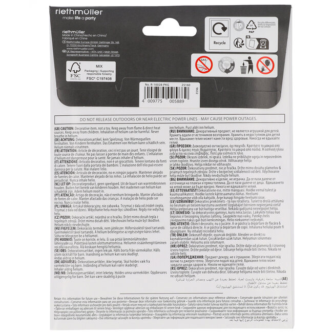 Folieballon cijfer 6 - Neon Roze - 86 cm