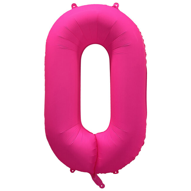 Folieballon 50 jaar - Neon Roze - 86 cm