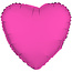 Folieballon Hart Neon Roze