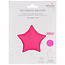 Folieballon Ster Neon Roze
