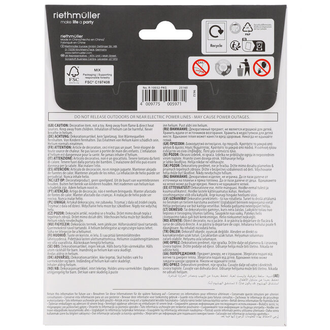 Folieballon Rond Neon Roze