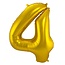 Folieballon 24 jaar - Goud - 86 cm