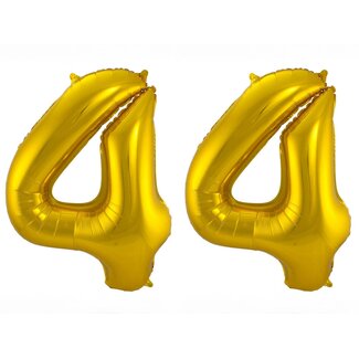 Festigo Folieballon 44 jaar - Goud - 86 cm