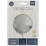 Folieballon Rond - Zilver - 45 cm