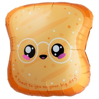 Festigo Folieballon - Kawaii Toast - 60 cm