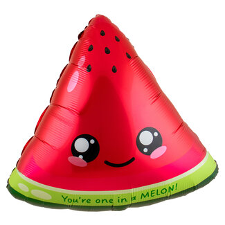 Festigo Folieballon - Kawaii Watermeloen - 60 cm