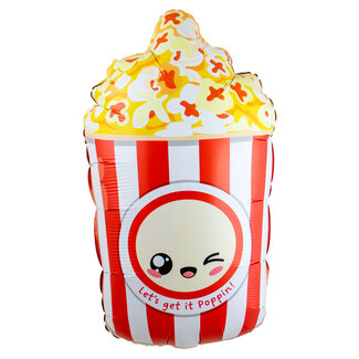 Festigo Folieballon - Kawaii Popcorn - 60 cm