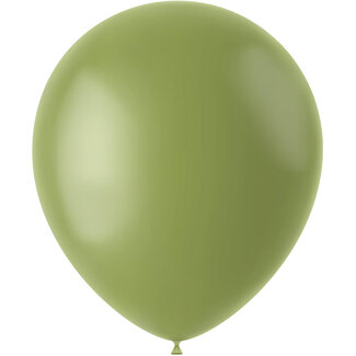 Festigo Ballonnen Olive Green Mat 33cm - 10 stuks