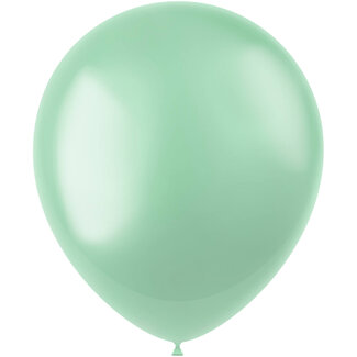 Festigo Ballonnen Radiant Minty Green Metallic 33cm - 10 stuks
