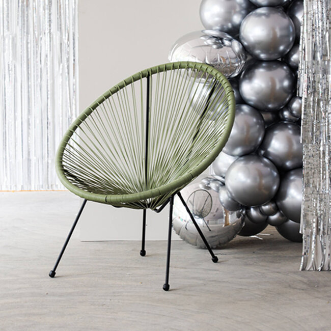 Ballonnen Intense Silver Metal Shine 33cm - 10 stuks