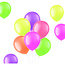 Ballonnen Bright Neons Mat 30cm - 10 stuks