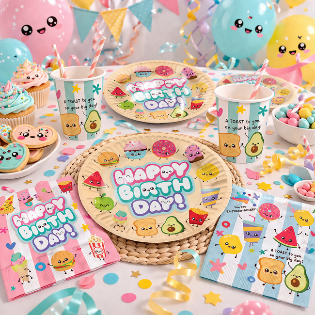 Bekers - Kawaii Party - 8 stuks