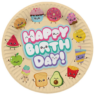 Festigo Borden - Kawaii Party - 23 cm - 8 stuks