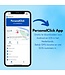 PersonalClick PersonalClick PC45 Smal - Alarm Horloge Ouderen - Valdetectie- Waterdicht- SOS Knop - Extra smal en lange accuduur - Zwart