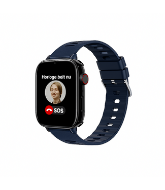 PersonalClick Alarm Horloge Ouderen 4G Deluxe - Blauw - PC24 -