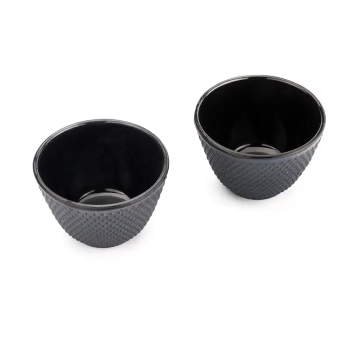 Bredemeijer Bredemeijer Kopjes Xilin  gietijzer blauw set a 2 stuks