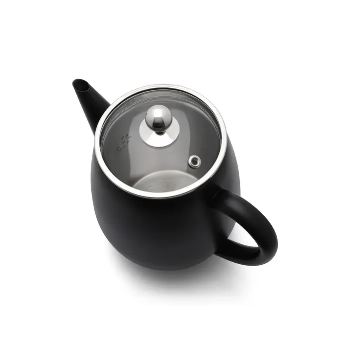 Bredemeijer Bredemeijer Dubbelwandige theepot Duet Eva 1,1 L mat zwart