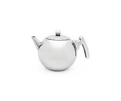 Bredemeijer Theepot Bella Ronde vlak 1.2 L chroom beslag