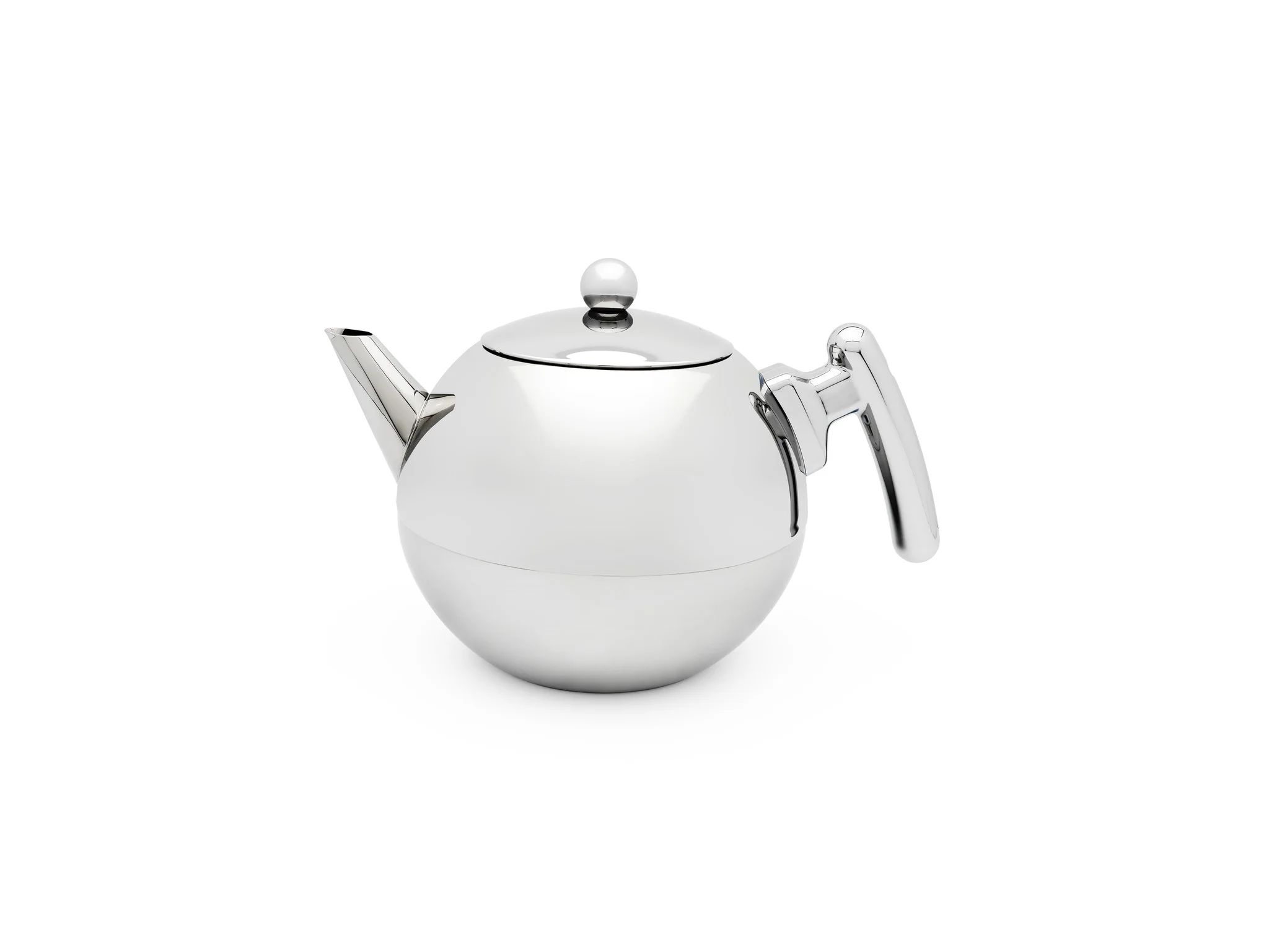 Bredemeijer Theepot Bella Ronde vlak 1.2 L chroom beslag