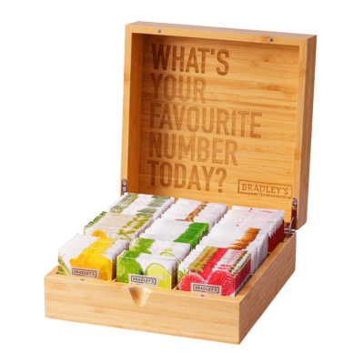 Bradley's Favourites Theekist Bamboe 9 vaks