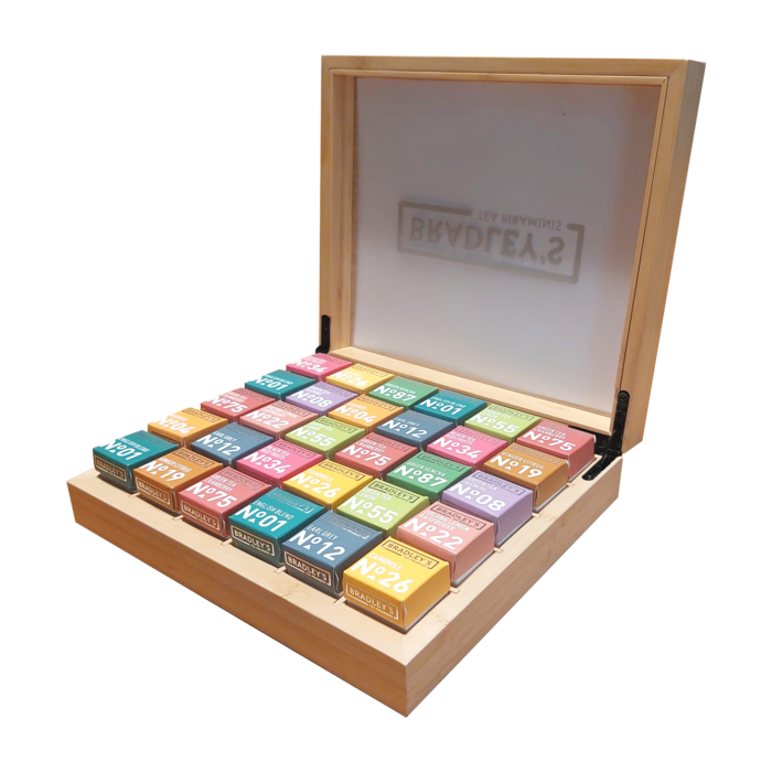 Bradley's Piramini Theedoos leeg 30 vaks