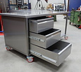 Heudra Heudra RVS werkbank met lades