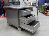 Heudra Heudra RVS werkbank met lades