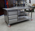 Heudra Heudra RVS werkbank met lades