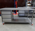 Heudra Heudra RVS werkbank met lades