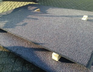 Platen met Grit Coating
