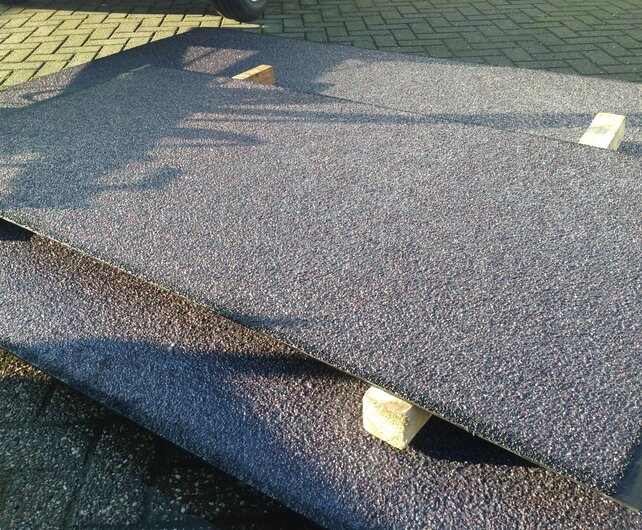 Platen met Grit Coating