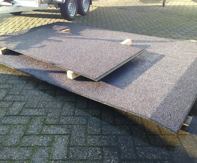 Platen met Grit Coating